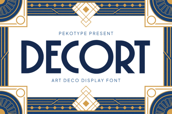 Decort: A Typeface That Channels the Spirit of Art Deco