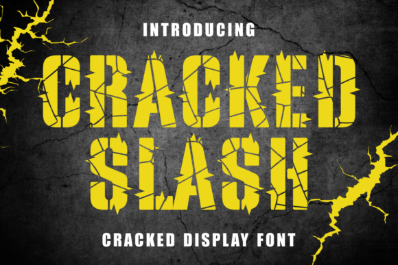 Discovering Cracked Slash: A Typeface for Bold Visual Impact