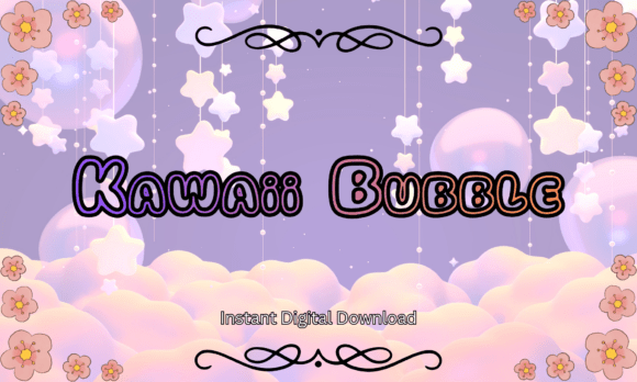 Discovering the Charm of Kawaii Bubble Font