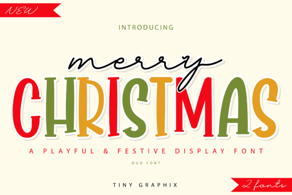 Merry Christmas Duo Font: A Festive Font Pairing for Year-Round Design