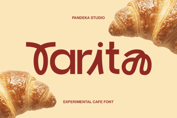 Tarita: A Warm, Handcrafted Display Font for Café Branding